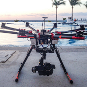 drones & equipment for aerial film / video / tv