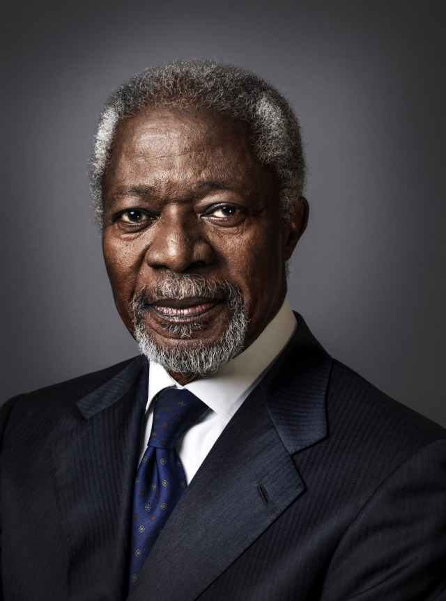 Photo: Kofi Annan by Perou gallery