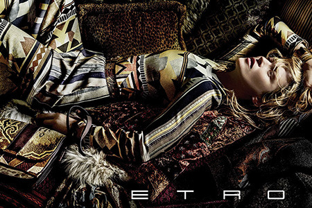 Kate Moss - Mario Testino - Etro AW 2015 - Etro