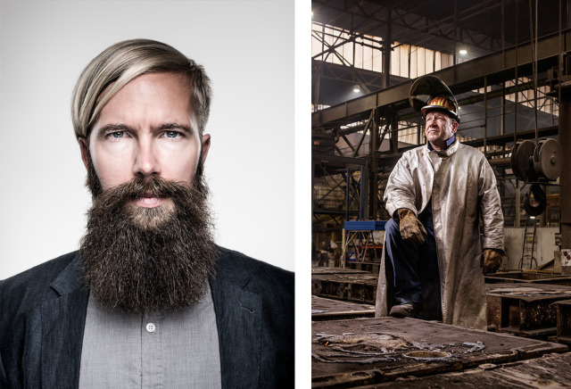  Client left:  Markus Bader - right: Steel Worker - Annual Report about the usage of industrial gas gallery
