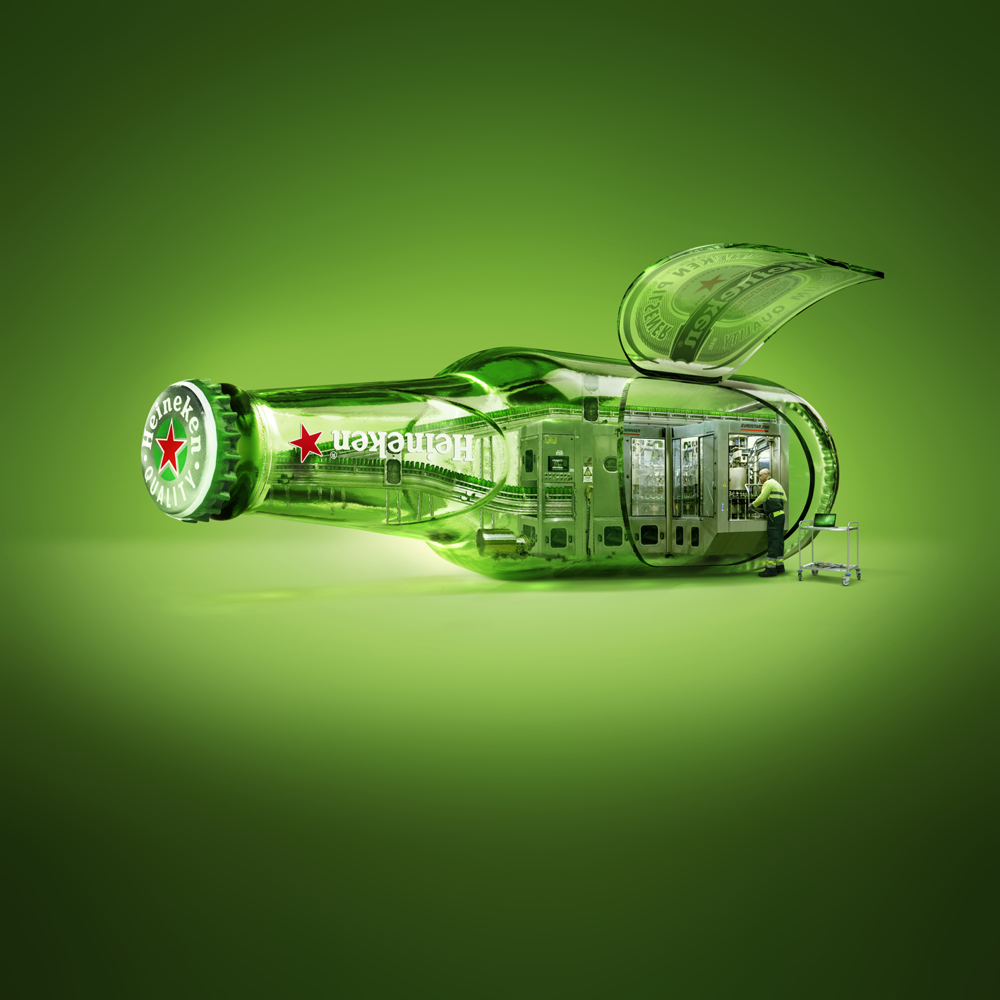 Креативная реклама Heineken