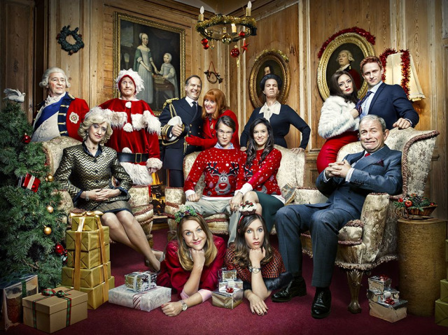  ''The Windsors Christmas Special'' photographed for Channel 4 gallery