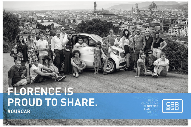 Client: Car2Go Global ''Proud to share“ campaign gallery