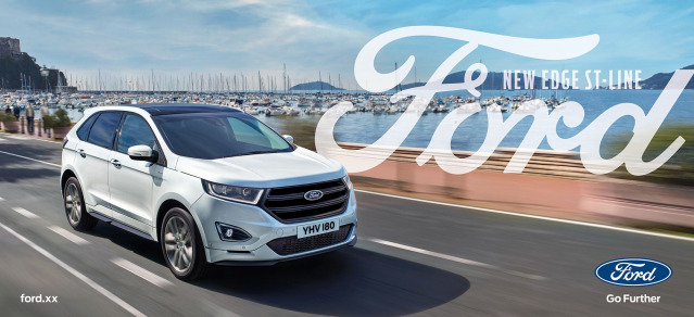  Ford Edge SUV Pan European 48 sheet poster campaign gallery