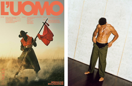  Left: L’Uomo Vogue x Casper Sejersen / Right: CDLP x Rasmus Weng Karlsen gallery