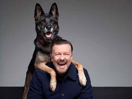 Portraiture & Celebrity Spotlight Cover by Hamish Brown, rep. by JSR, feat. Ricky Gervais
