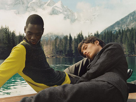 International Locations Spotlight Cover by Jalan & Jibril Durimel for Hermès - Location Service: Shoot in the Alps