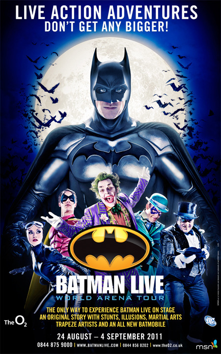 Client: Warner Bros, AKA UK, Batman Live gallery