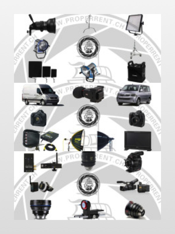  Selection of equipment for Photo + Film gallery